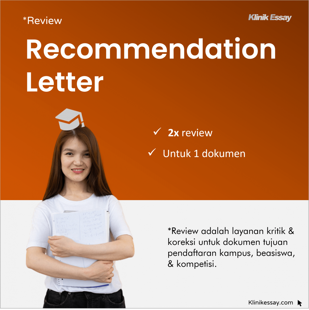 Recommendation Letter Klinik Essay