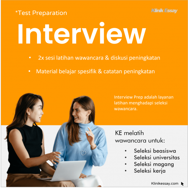 Latihan wawancara interview beasiswa dan kerja Klinik Essay