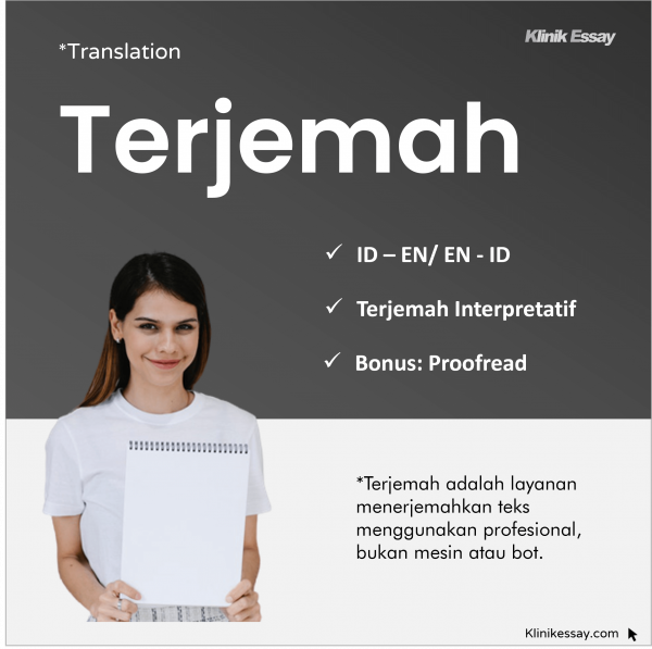 Terjemah Indonesia Inggris Klinik Essay