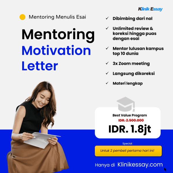 Klinikessay.com mentoring motivation letter